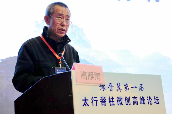 高雁卿参加豫晋冀第一届太行脊柱微创高峰论坛.JPG