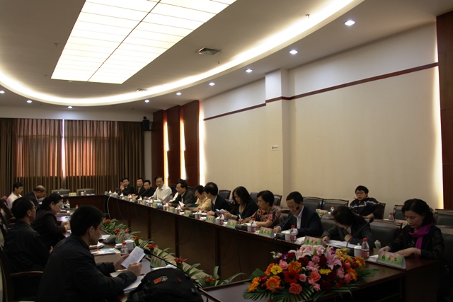 与农工党重庆市江北区委会领导班子座谈