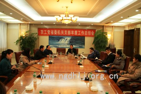 农工党黑龙江省委机关支部召开2010年度工作总结会
