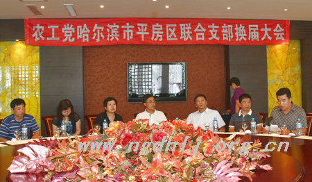 农工党哈尔滨市平房区联合支部举行换届大会