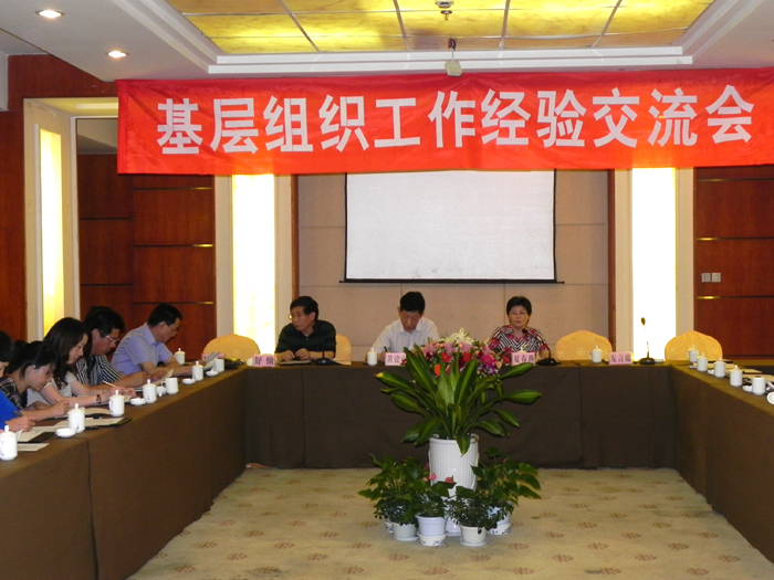 基层组织经验交流会会场